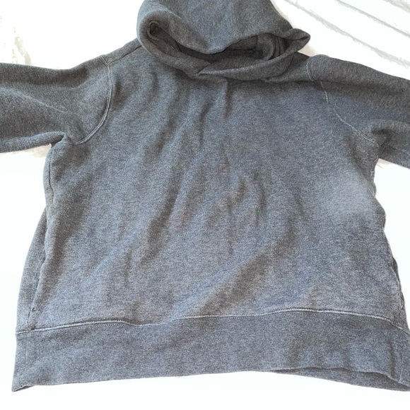 MWL Madewell LARGE Mens Dusty Blue Betterterry Hoodie Sweatshirt Organic Cotton - Picture 2 of 6